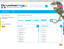 Tablet Screenshot of druckermax.com